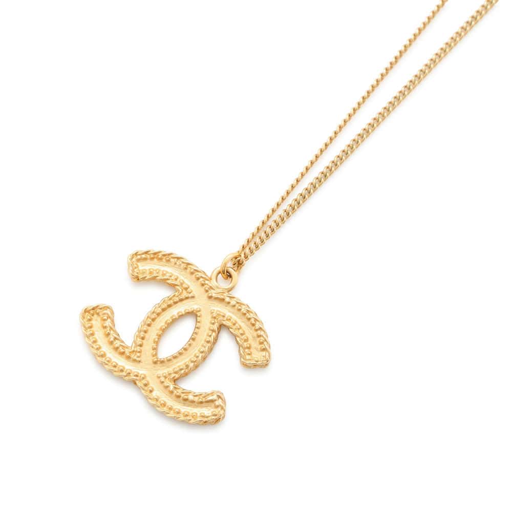 Chanel CC Logo Necklace A60024 Metal