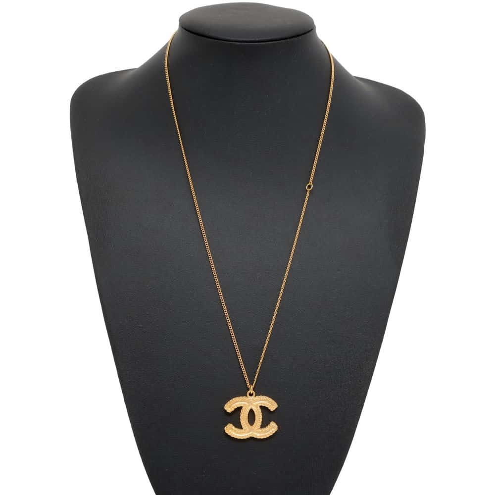 Chanel CC Logo Necklace A60024 Metal