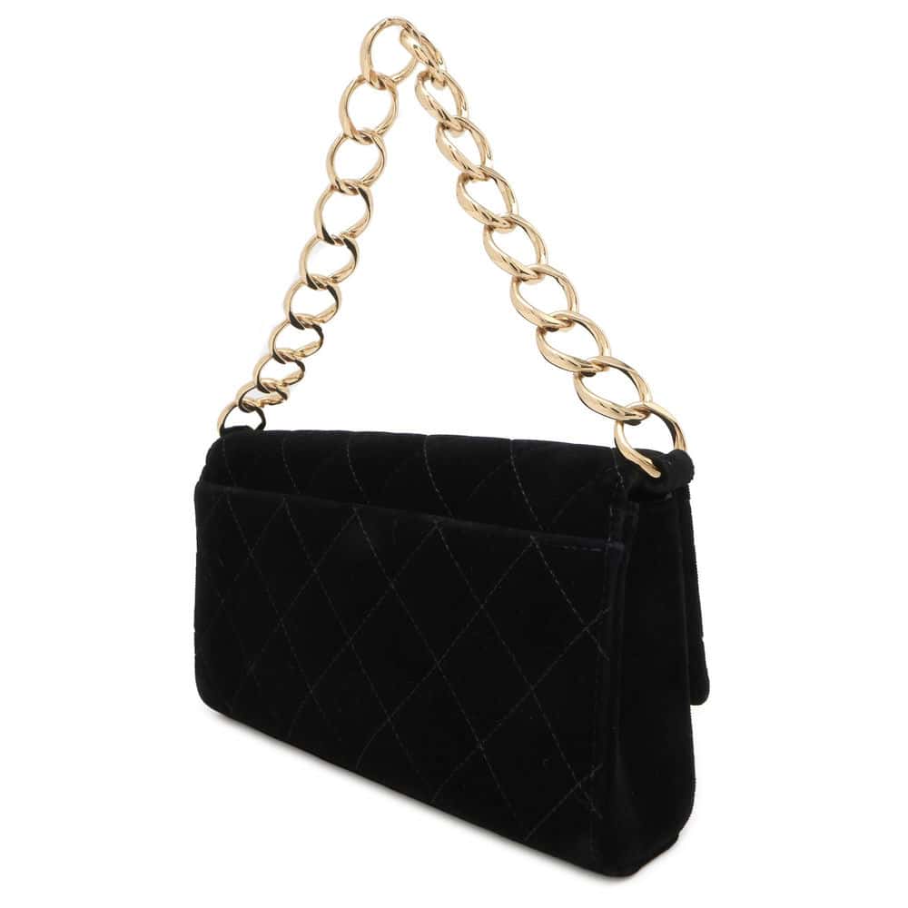 Chanel ChainBag Black Velour