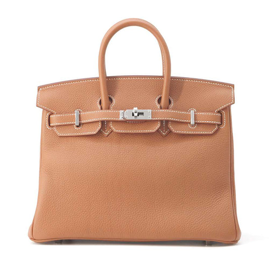 HERMES Birkin Gold Togo Leather Size 25