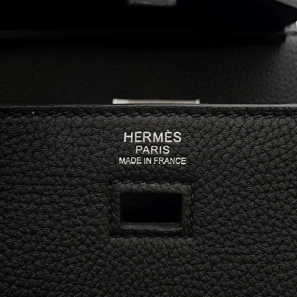 HERMES Birkin disorder Black Togo Leather Swift Leather Size 30