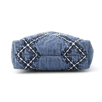 Chanel Chanel22 Stitch HandBag Blue AS3980 Denim Size Mini