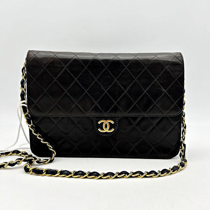 Chanel CC Quilted Flap Bag - Black Shoulder Bags LA