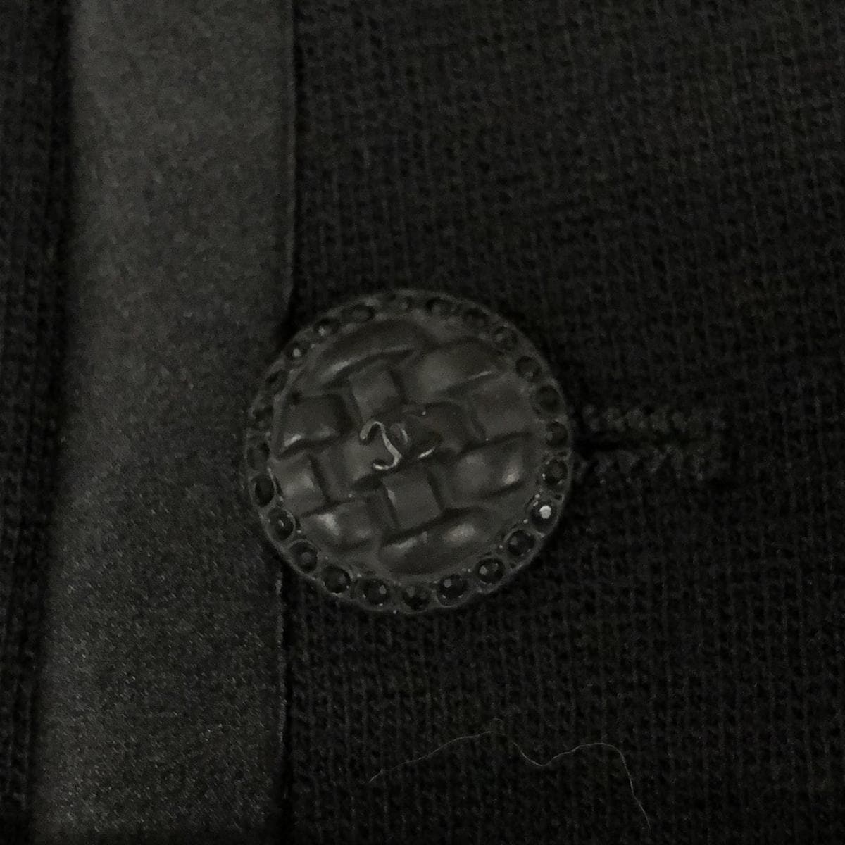 Chanel Black Wool Coat, 40