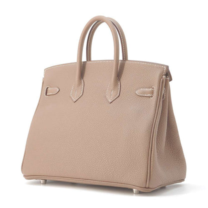 HERMES Birkin Etoupe Togo Leather Size 25