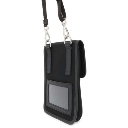 PRADA Phone Shoulder Bag Black 2ZH109 Nylon Leather