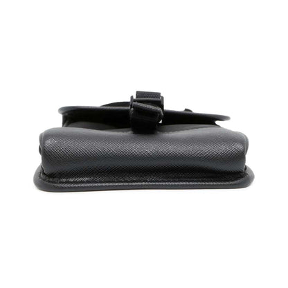 PRADA Phone Shoulder Bag Black 2ZH109 Nylon Leather