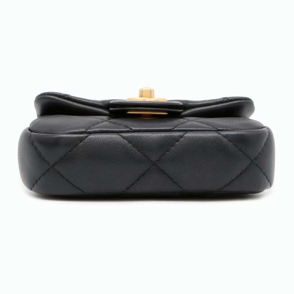 Chanel Matelasse ChainClutch Bag Black AP2271 Lambskin
