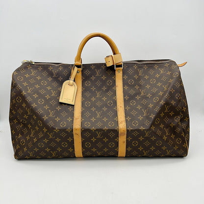 Louis Vuitton  1999 Keepall 60 Travel Bag | Brown B0228QJEUL