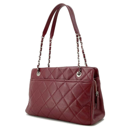 Chanel Matelasse Chain Tote Bordeaux A67294 Caviar Leather