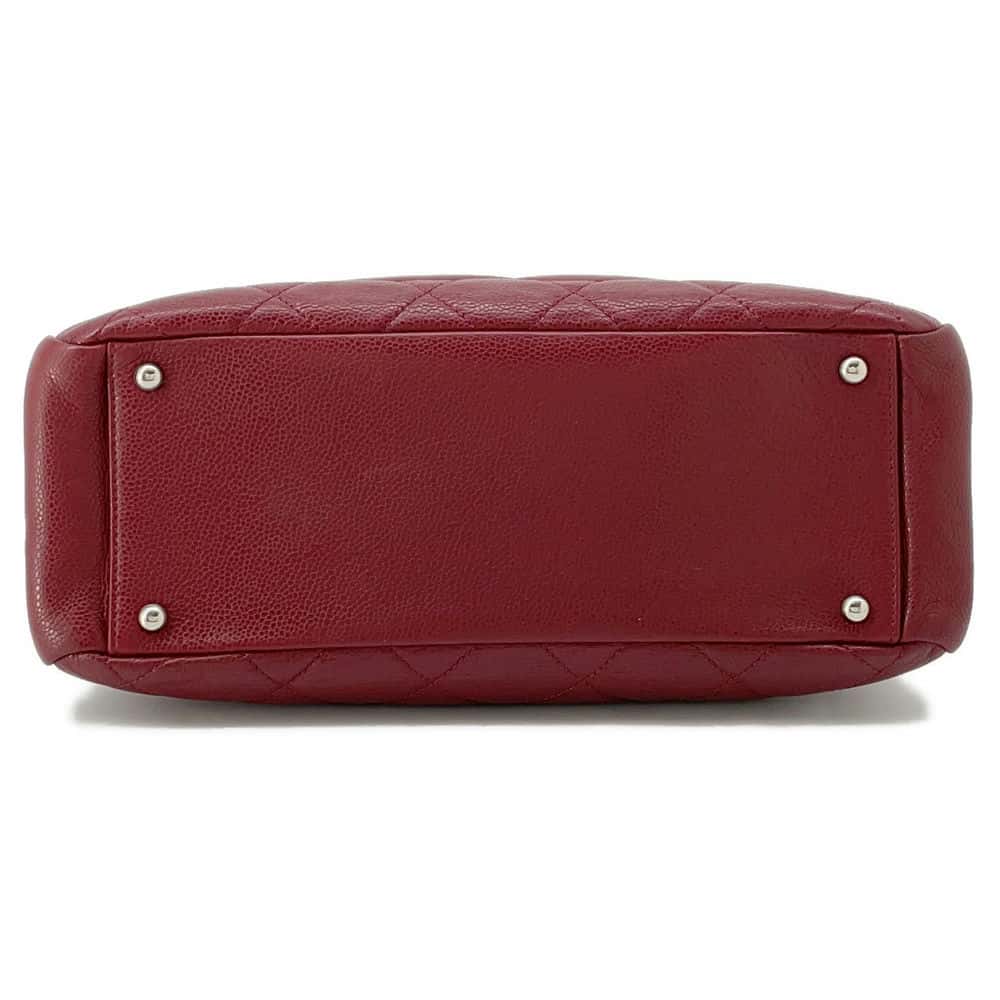 Chanel Matelasse Chain Tote Bordeaux A67294 Caviar Leather