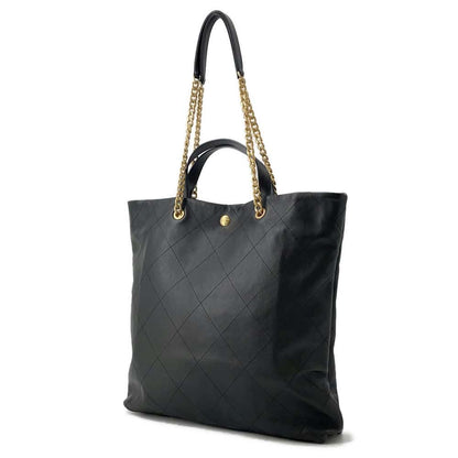 CHANEL Matelasse 2way Chain Tote Black AS3128 Lambskin