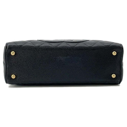 Chanel Matelasse Mini Travel Bag Black A20996 Caviar Leather