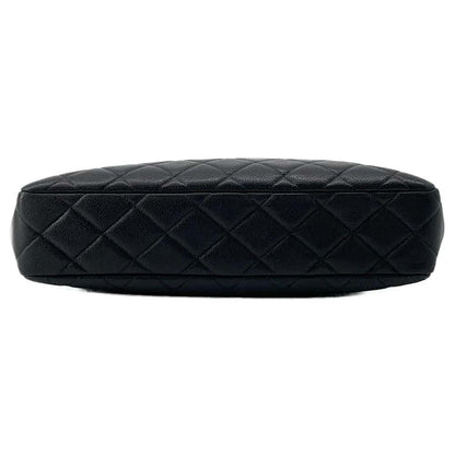 CHANEL Matelasse Chain Tote Black Caviar Leather
