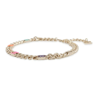 Chanel CC Logo ChainNecklace Gold/Multicolor Plating