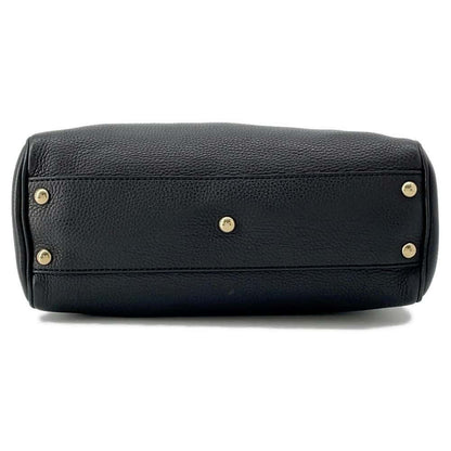 GUCCI Bamboo Shopper Tote Black 336032 Leather