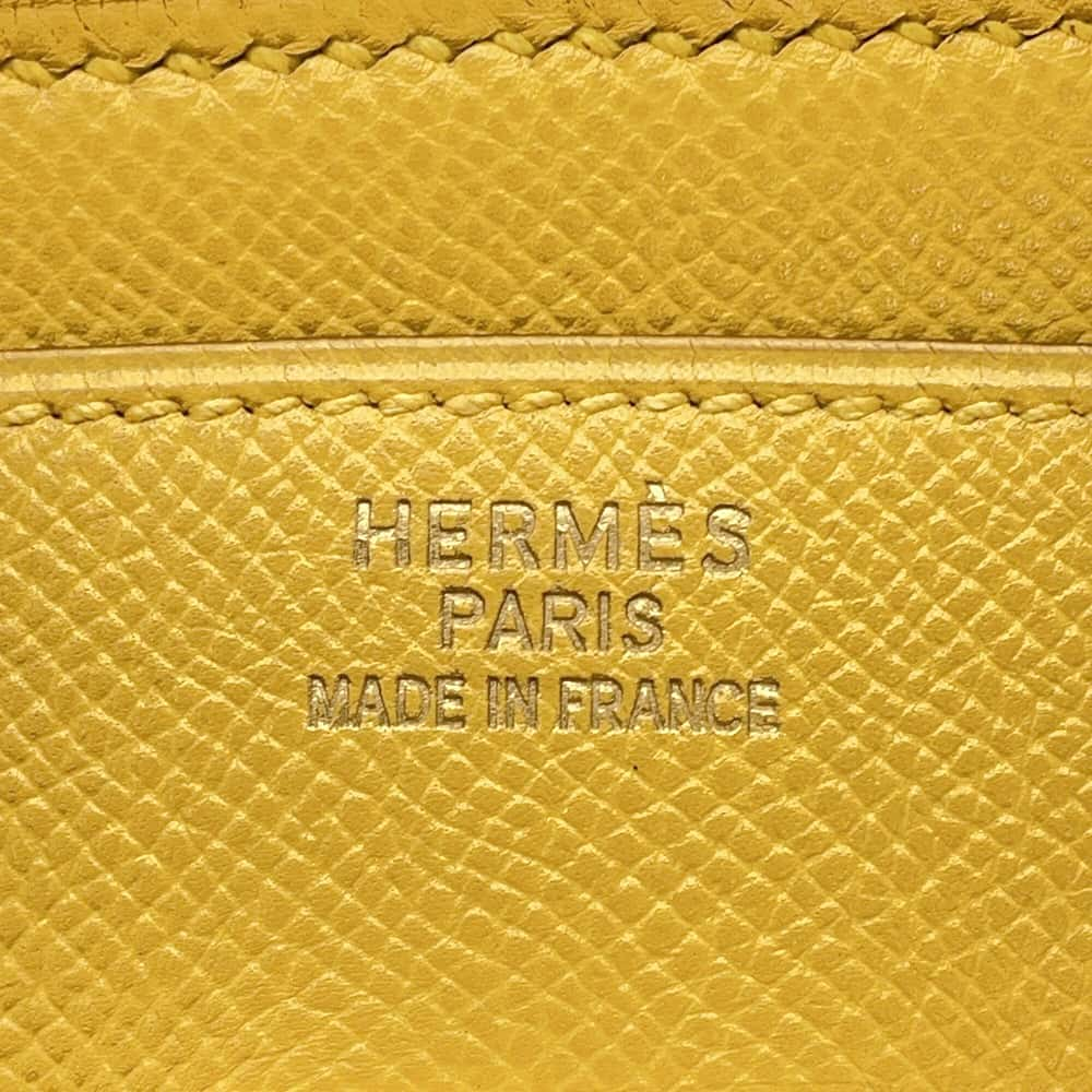 HERMES Birkin Yellow Courchevel Size 35