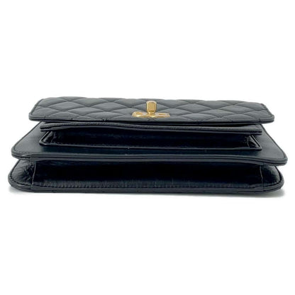 Chanel Matelasse 2WAY ChainShoulder Bag Black AS0785 Leather Caviar Leather