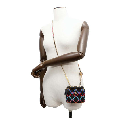 Chanel Vanity Case Multicolor AP1447 Tweed