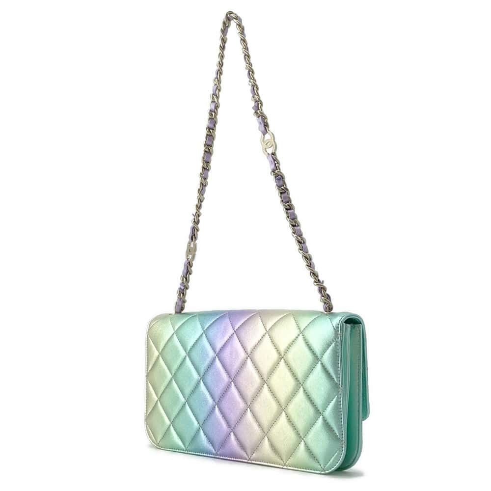 Chanel Matelasse Flap Chain Shoulder Multicolor Lambskin