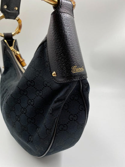 Vintage Gucci Bamboo Hobo Bag