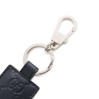 GUCCI key ring Black 478136 Leather