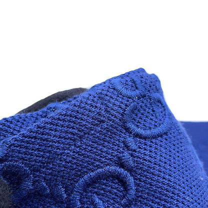 GUCCI GG Stretch Cotton Polo Shirt Size XS Blue 598956 Cotton93% Polyurethane7%