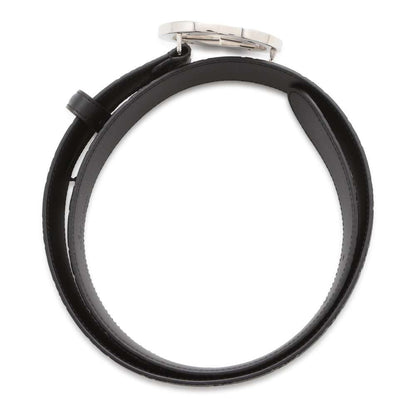 GUCCI Signature Leather Belt Black 411924 Leather Size 90