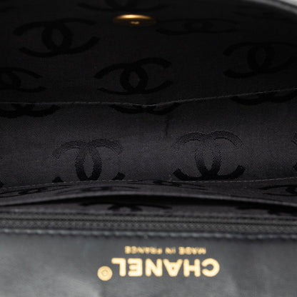 Chanel CC Wild Stitch Leather Flap Bag Leather Shoulder Bag in Good condition