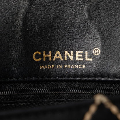 Chanel CC Wild Stitch Leather Flap Bag Leather Shoulder Bag in Good condition