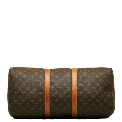 Louis Vuitton Monogram Keepall 50 Boston Bag Travel Bag M41426 Brown
