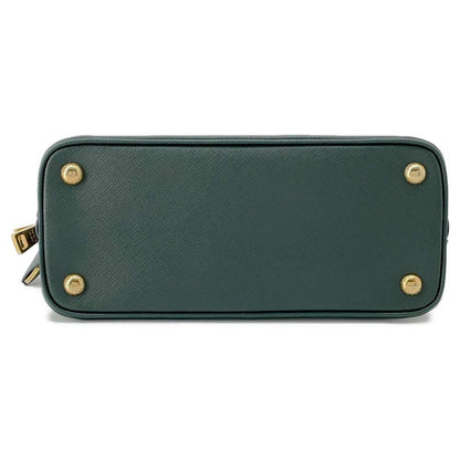 PRADA Saffiano LeatherLux Leather 2WAY Handbag Green BL0838 Saffiano LeatherLux Leather