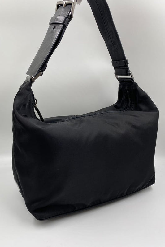 Prada Black Nylon Shoulder Bag