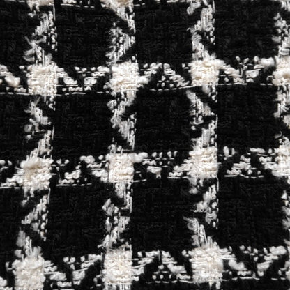 Chanel black & white tweed jacket, 36