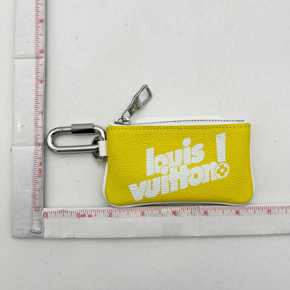 Louis Vuitton Pochette Clés Yellow Leather Wallet lv8838cc