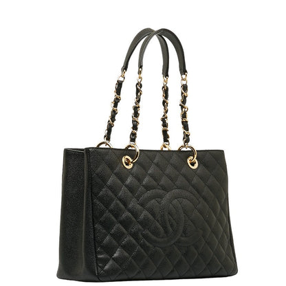 Chanel GT Cocomark Chain  Bag Black Caviar S Lady Chanel