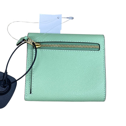 Wallet Designer By Coach In Green, Size:Small