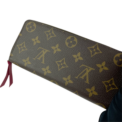 Louis-Vuitton Clemence Wallet Monogram Canvas Brown GHW