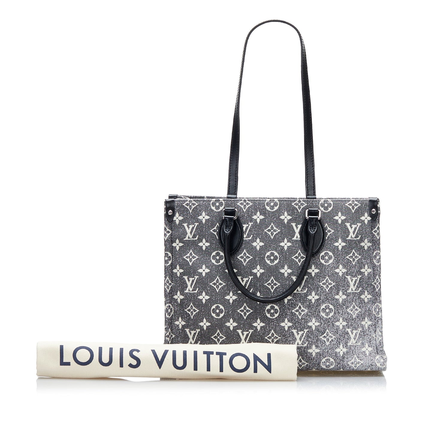 LOUIS VUITTON Monogram Denim Onthego MM Tote Bag