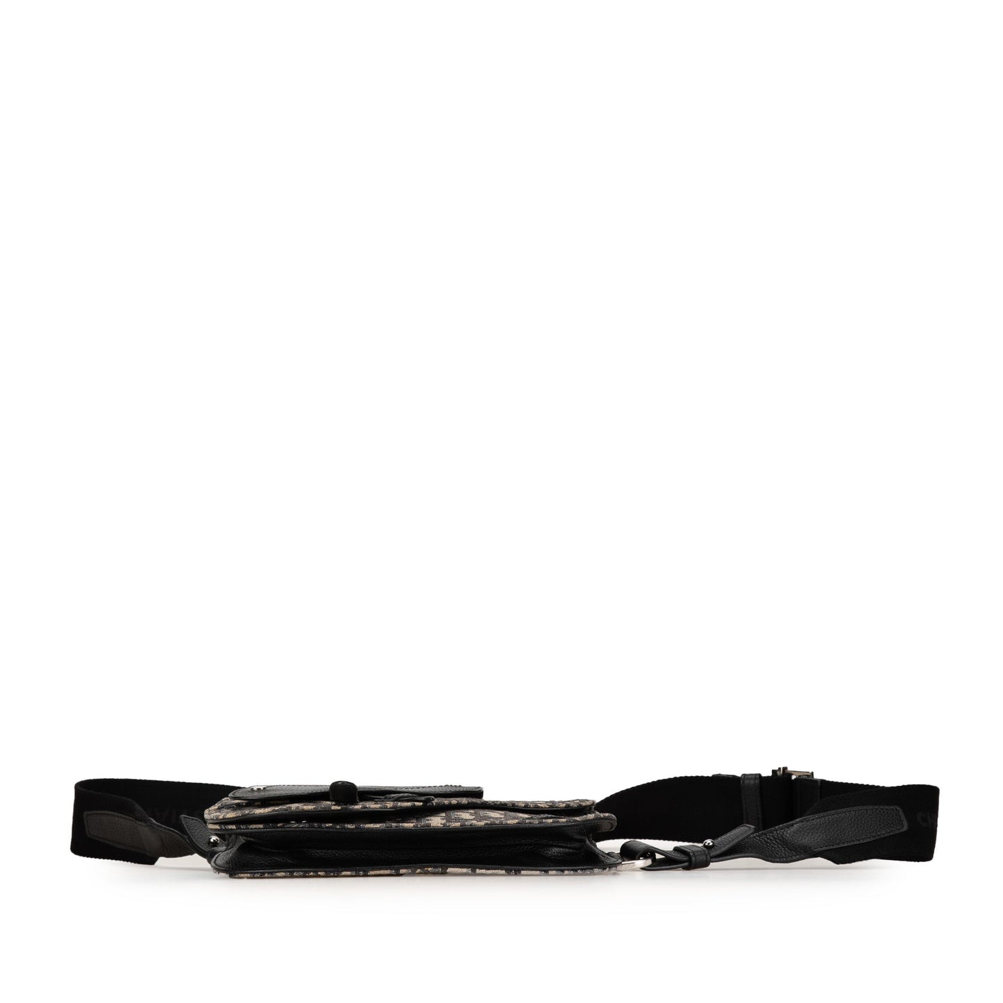 Oblique Canvas Saddle Messenger Pouch