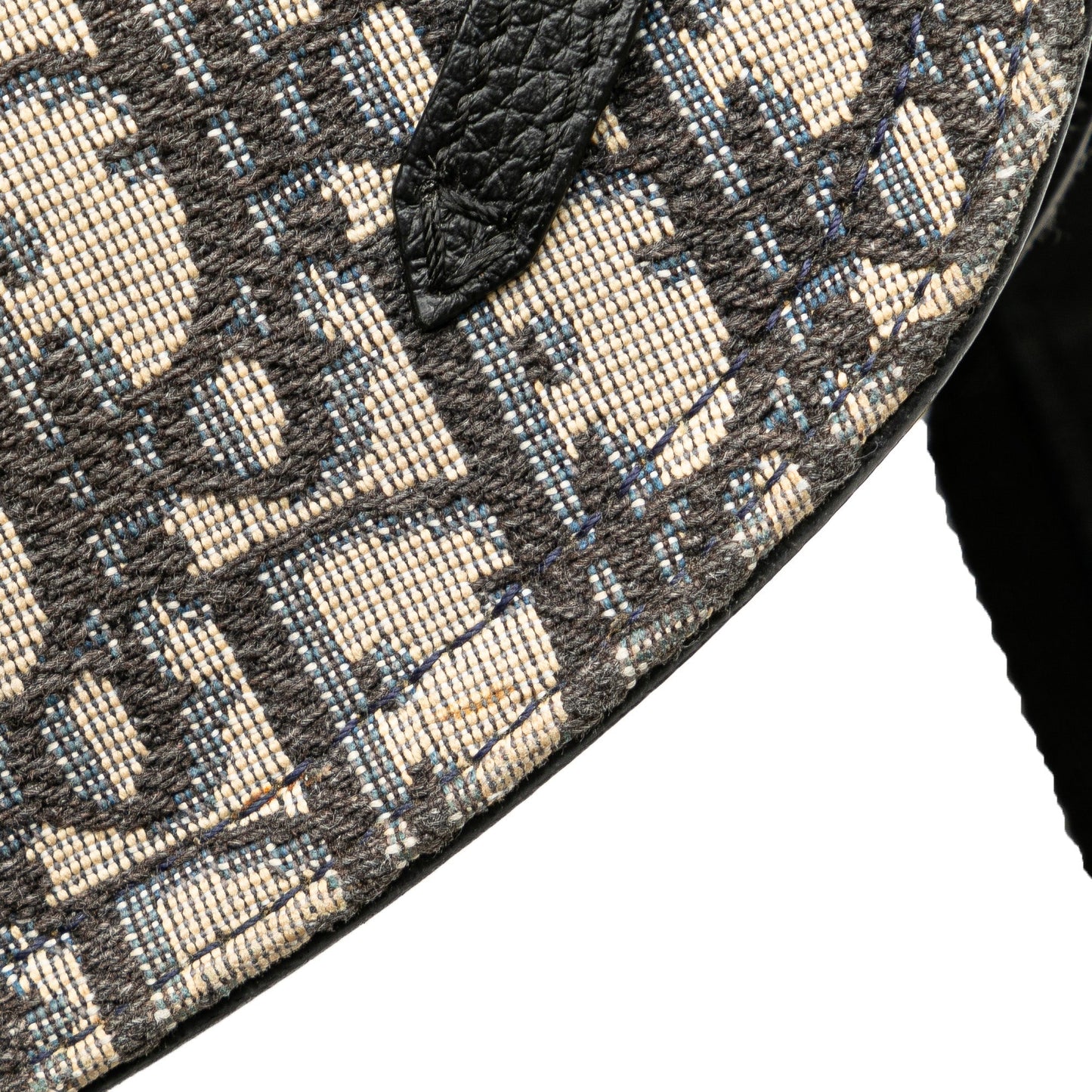 Oblique Canvas Saddle Messenger Pouch