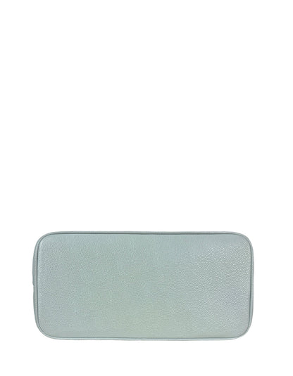 Chanel Light Blue Caviar Leather CC Medallion Tote Bag