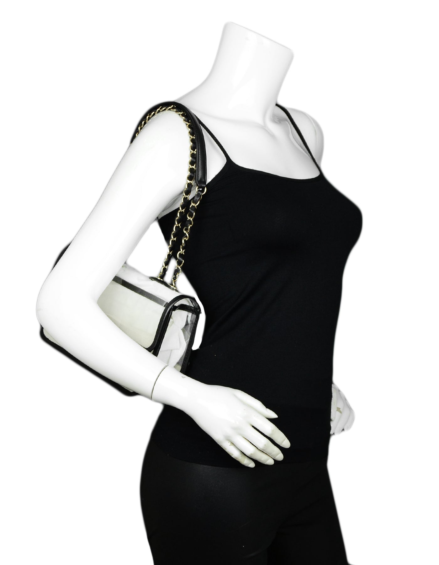 Chanel NWT PVC/ Lambskin Medium Coco Sand Flap Bag