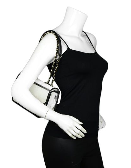 Chanel NWT PVC/ Lambskin Medium Coco Sand Flap Bag