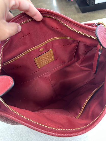 Handbag Designer By Coach In Red, Size:Medium