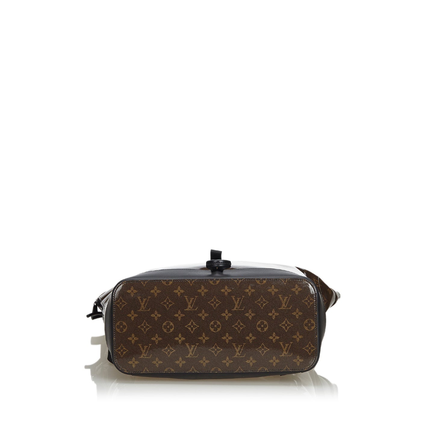 Louis-Vuitton Brown Dark Coated Canvas Fabric Monogram Glaze Backpack