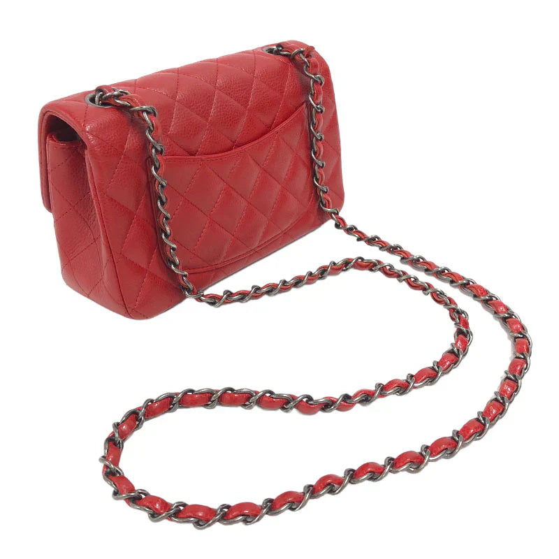 Chanel Mini Timeless Red Bag