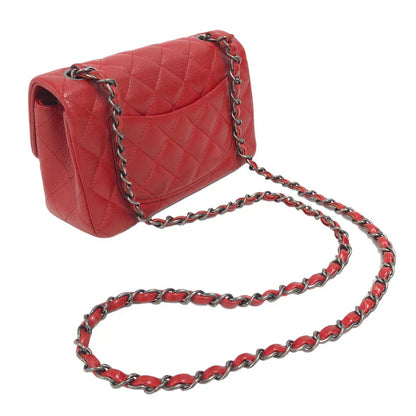 Chanel Mini Timeless Red Bag