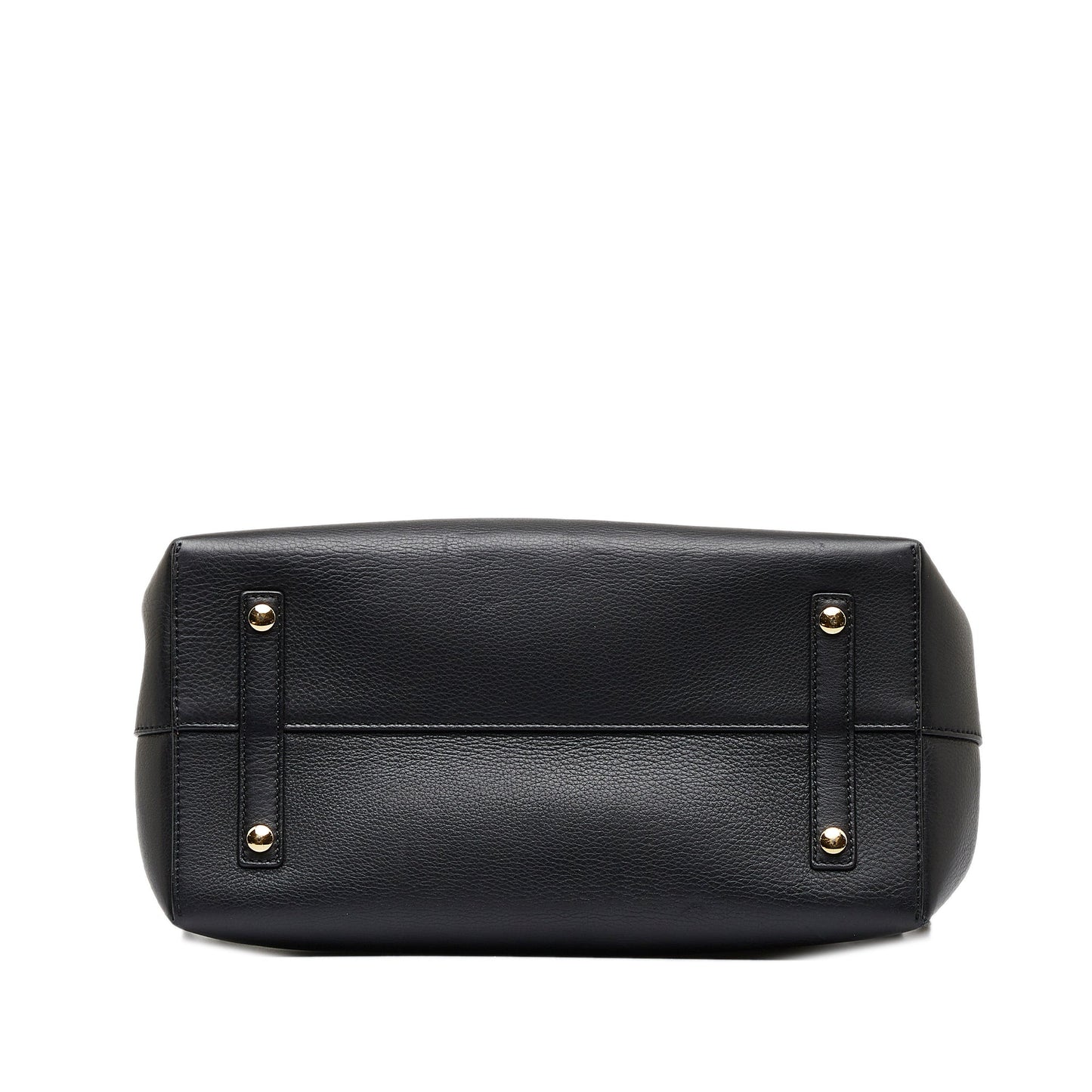 Burberry Belt Handbag Small Black Leather