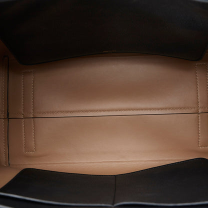 Burberry Belt Handbag Small Black Leather